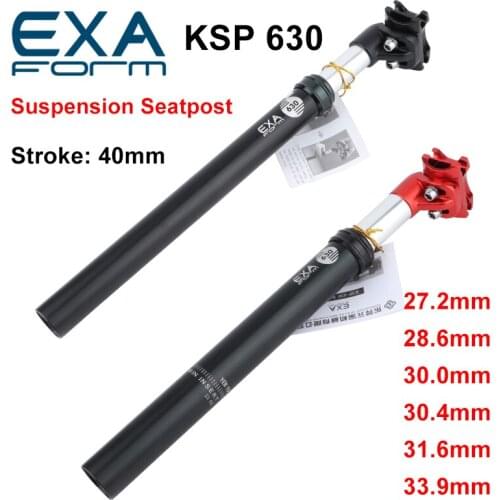 Kindshock KS MTB Suspension Seat Post 27.2 28.6 30.0 30.4 30.9 31.6mm 350mm Bicycle Seat Post Shock Absorber Bicycle Accessories