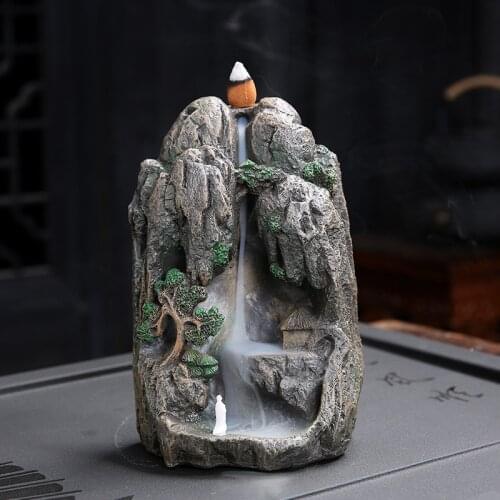 Incense Burner Aromatherapy Holder Sandalwood Backflow Incense Burner Gothic Decor Home Studio Quemador Incienso Incent Burner