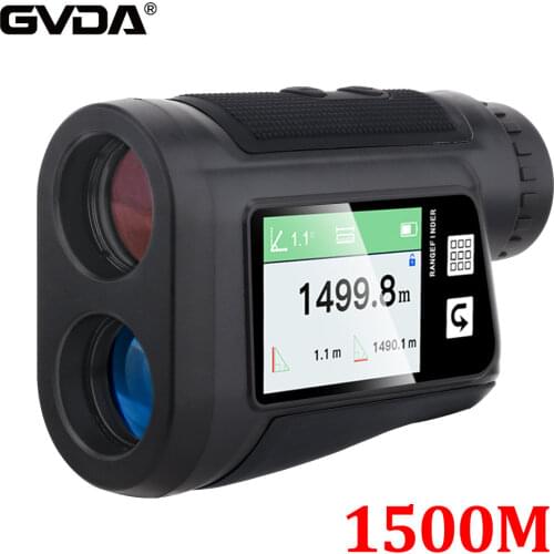 GVDA Laser Rangefinder Telescope Laser Distance Meter 600M 800M 1000M 1500M for Hunting Golf Laser Range Finder Slope Measure