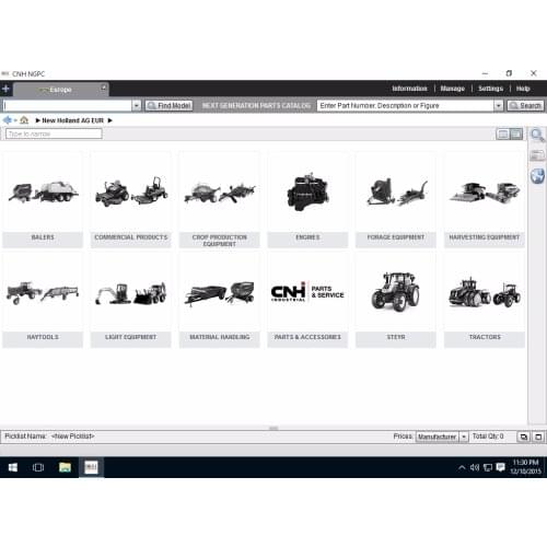 New Holland AG Europe NGPC [10.2020] Next Generation Parts Catalog OFFLINE