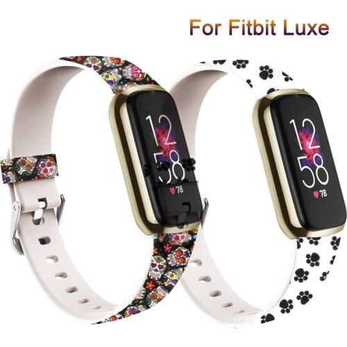 New Soft Silicone Band For Fitbit Luxe Soft Sports Smart Watch Wrist Strap Loop Band For Fitbit Luxe Bracelet Replacement Correa