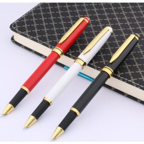 WHITE Finance classic selection office golden WINGS NIB Fountain Pen