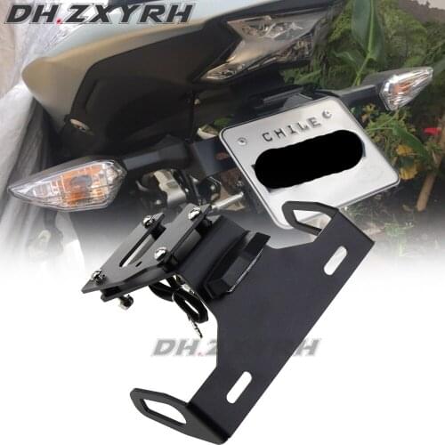 License Plate Holder for KAWASAKI Z900 2017-2020 18 19 Motorcycle Tail Tidy Fender Eliminator Registration Plate LED Light Z 900