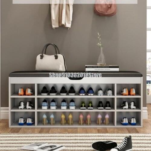 Shoe Changing Stool Shoe Cabinet Can Sit At Home Door Simple Shoe Rack Multi-layer Multi-functional Storage Simple Shoe Stool