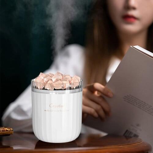 Portable Air Humidifier Essential Oil Diffuser Ultrasonic Aromatherapy Difusor Humidificador with Colorful Light for Home