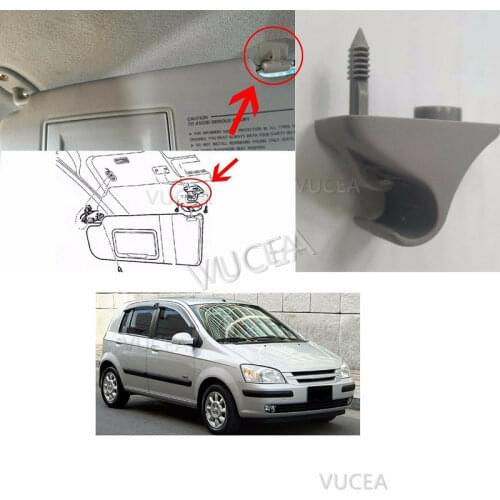 852351C300QS 85235-1C300QS Retainer Inside Clip grey Sun visor buckle For 2002 - 2012 TB I20 Getz Click
