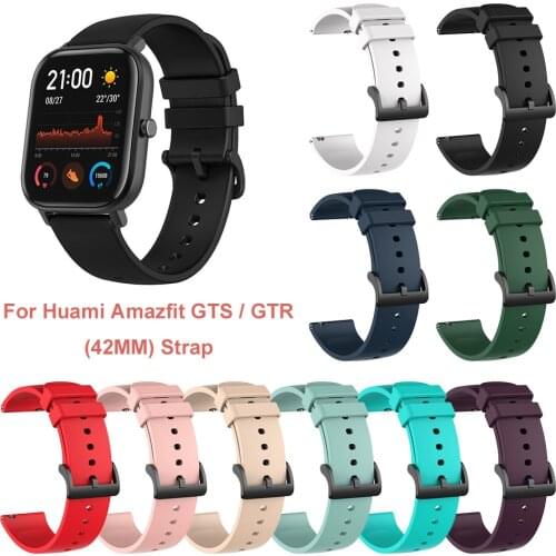 For Amazfit Bip Strap Silicone Watch Band For Xiaomi Amazfit Bip Youth Edition Smart Watch 20mm Replacement Band Sport Bracelet