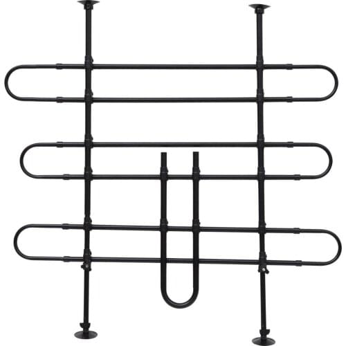 PawHut Barrera Proteccion Perro Reja Seguridad Acero Medida Universal Maletero Coche Perros