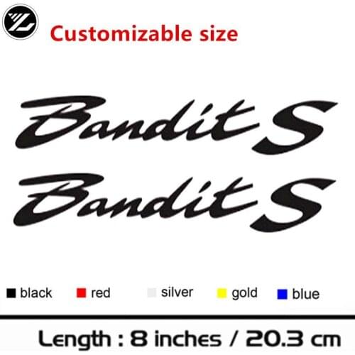 Motorcycle model sticker body sticker helmet personality pegatinas moto gp sticker for suzuki stickers Bandit S a pair
