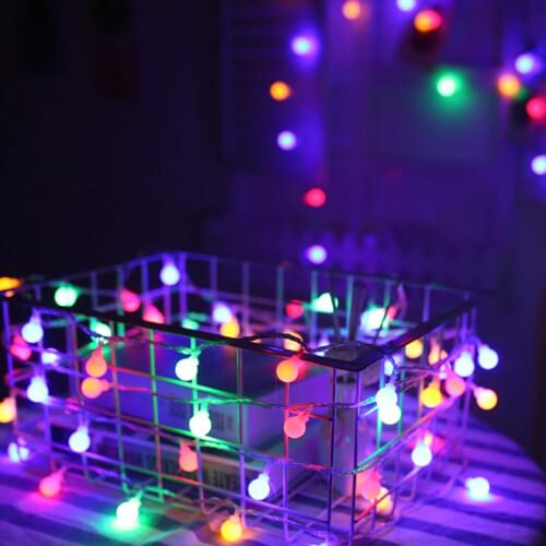 USB Power LED Ball Outdoor Indoor Holiday Christmas Birthday Party 6M 10M Warm Color Multicolor Small Decorative String Lights