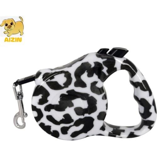 3M Retractable Dog Leashes Automatic Flexible Print Puppy Cat Strong Reflective Nylon Collar Leads For Small Medium Pet Product