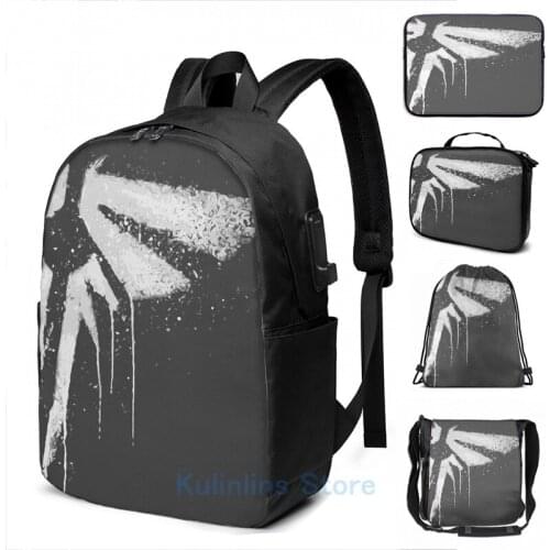 Funny Graphic print Look for the Light [W] USB Charge Backpack men School bags Women bag Travel laptop bag