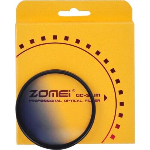 Zomei Slim Camera Wide Band GC Filter Gradient Neutral Density Filter Lens Kit Red Blue Orange Gray 40.5 49 52 58 67 72 77 82mm