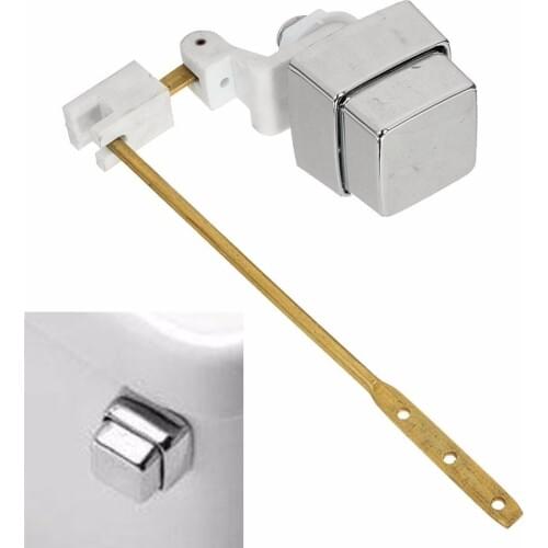 1pc Side Mount Master Plumber Toilet Tank Lever Flush Handle Brass Arm Push Button
