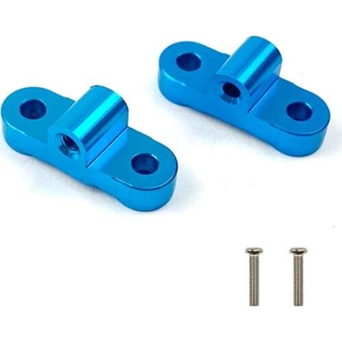 2PCS Metal Rear Lever Fixing Mount Push Rod Fixed Seat Upgraded Pull Rod Holder for FY-01/02/03 Wltoys 12428 12423 1/12 RC Car