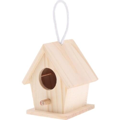 Wooden Aviary House Bird Cage Door, Perch,Grest Holiday and Home Décor Projects