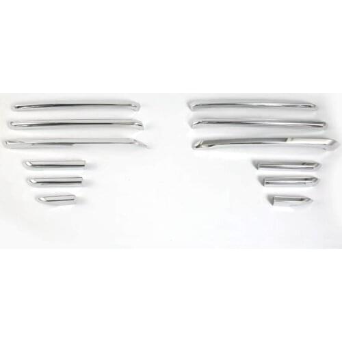 For Mazda 3 M3 Axela 2017 2018 Chrome Front Center Mesh Grille Grill Cover Trim Radiator Strips Molding Garnish Decoration