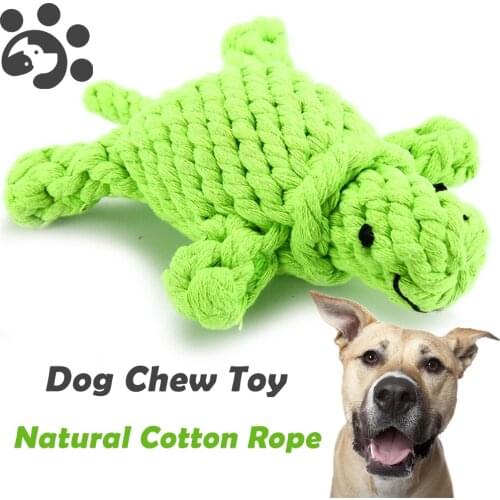 Dog Toys Chew Tooth Cleaning Green Turtle Pet Toy Lovely Handmade Cotton Rope Interactive Toys Balls Braided Shape Toy TY0045