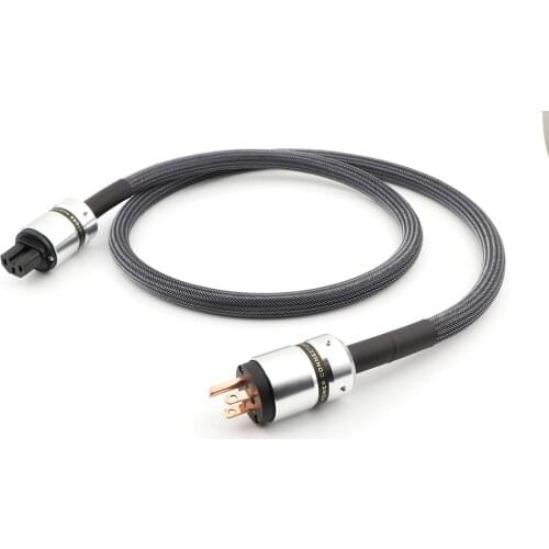 Yter D503 99.998% OFC AC US version Power Cable HIFI AUDIO Extension power cable,hifi power line with pure copper power plug