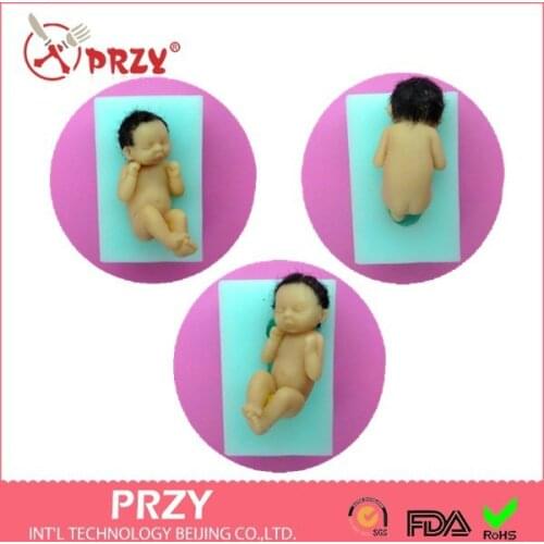 Small Baby Silicone Mold Fondant cake design Mold Baby Pendant decorating aroma stone moulds 90123