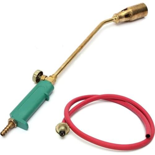 New Handle Liquefied Gas Soldering Weld Blow Torch Piezo Lighter With Tube Accessories