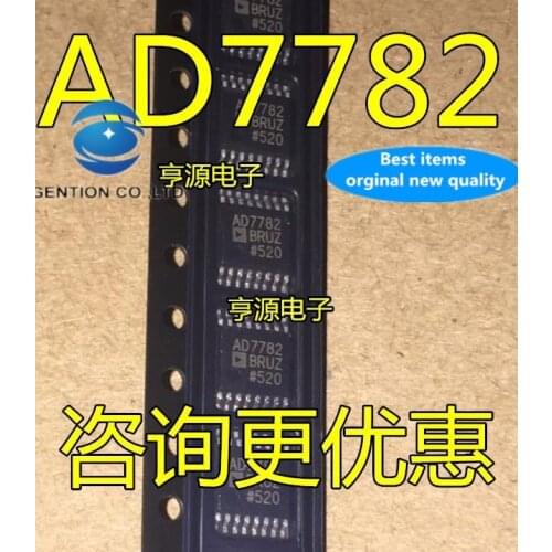 5pcs real photo 100% new and orginal AD converter AD7782 AD7782BRU AD7782BRUZ TSSOP16