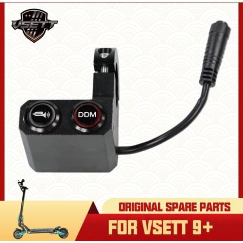 Original VSETT Single & Dual Motor Switch With Horn Button for VSETT 9+ Electric Scooter DDM On-Off MACURY Spare Parts