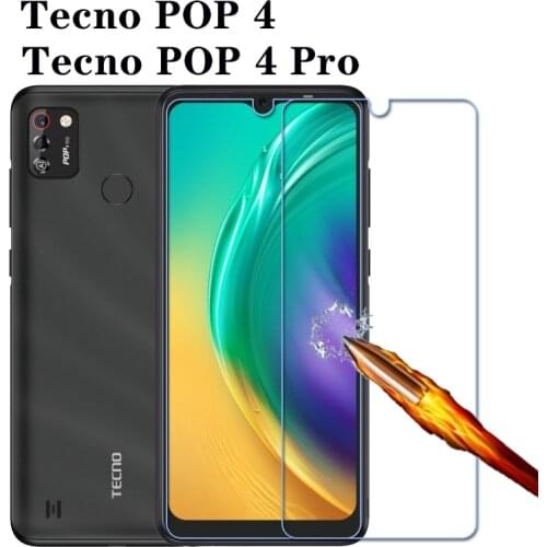 POP 4 Pro Glass for Tecno POP 4 Screen Protector 9H Explosion-proof LCD Film Premium Cover for Tecno POP 4 Pro Tempered Glass