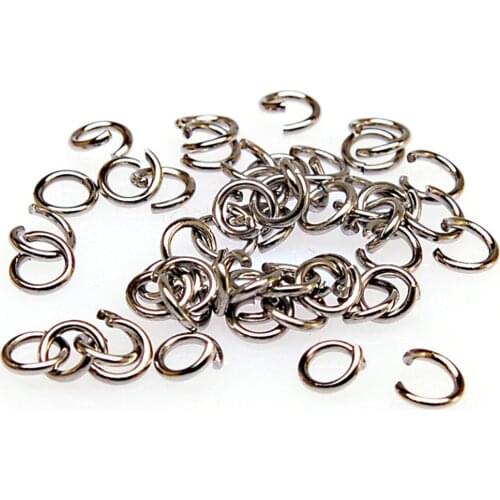 Stainless Steel Jump Ring 1x6mm Open Ring Connector For Diy Bracelet Necklace Jewelry Making Finding Supplies
