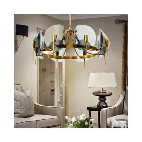 Vintage iron lustres para quarto design lamp cocina accesorio nordic decoration home luzes de teto ventilador de techo