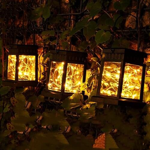 Solar Powered LED Outdoor Lantern Twinkle Candle Waterproof Light Home Garden Decoration Light Warm Flame Flashing Tea Light