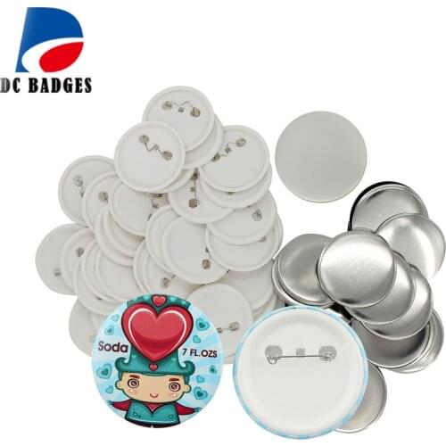 200sets ( 56mm) blank pin button badge material parts of , factory direct sale