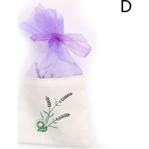 30pcs Fancy Floral Printing Lavender Empty Fragrance Pouch Sachets Bag For Relaxing Sleeping Deep Purple Lavender Sachet Bag