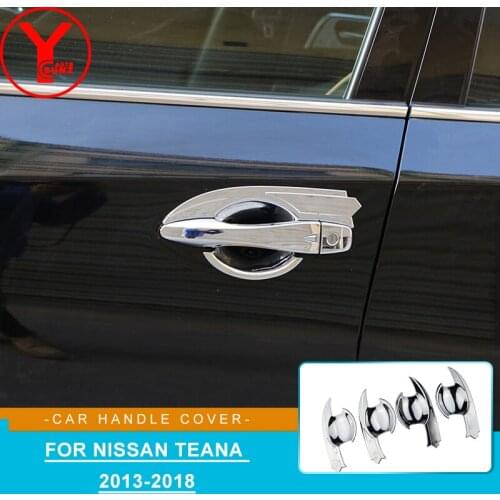 Tuning Car Outside Door Bowl Trim Panel Handle Cover Accessories For Nissan Teana 2013 2014 2015 2016 2017 2018 YCSUNZ