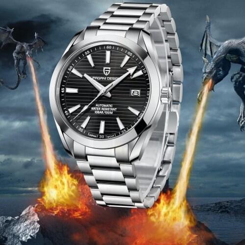 PAGANI Design 2021 Mens Watch Top Brand Luxury Automatic Mechanical Watches Japan Seiko Nh35 Wrist Watches Men Stainless Steel