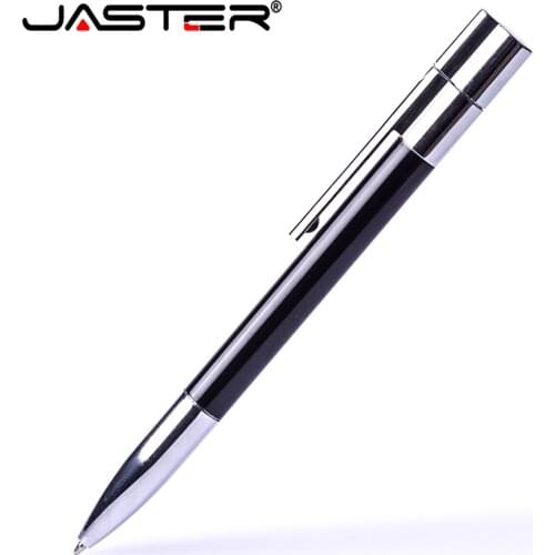 Black USB flash drive Ballpoint pen Memory stick Pen drives 128GB Pendrive 64gb Creative business gift 32gb Waterproof 16g Disk