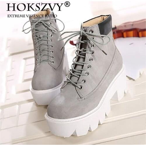 Hoksvzy Women's Wedge Ankle Boots