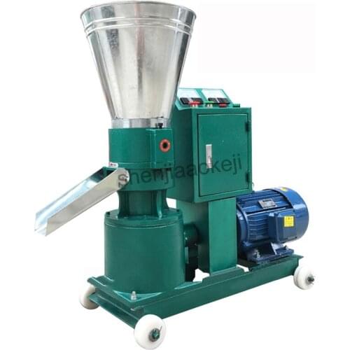 Feed pellet machine Chicken, duck, cattle, pig and rabbit fish Medium and small granulator feed pellet mill machine,with motor