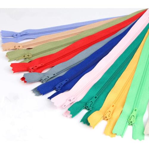 New 5pcs 20*2.5cm Nylon Coil Zippers for Tailor Sewing Crafts Nylon Zippers Bulk 33 Colors
