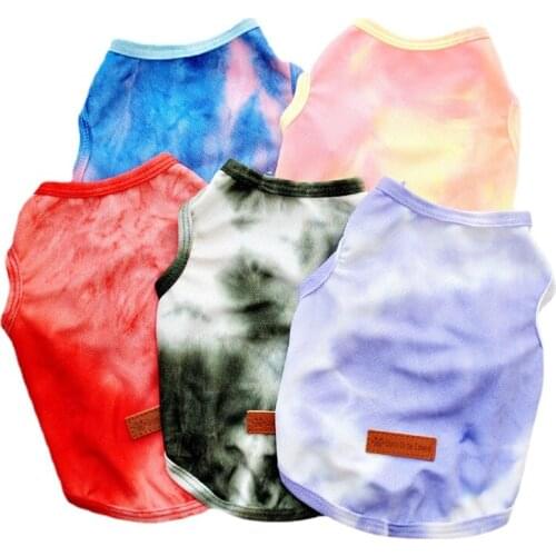 New Dog Shirt Summer Small Dog Clothes Chihuahua Tshirt Puppy Vest Yorkshire Terrier Pet Clothes Ropa Perro Pets Clothing