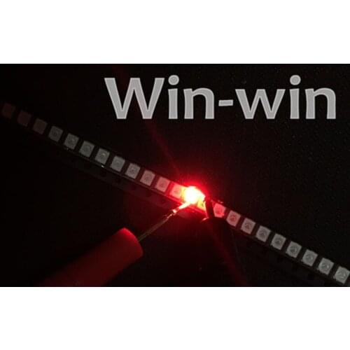 Wholesale Red 100pcs 1210 3528 POWER TOP SMD SMT PLCC-2 1500 MCD Ultra Bright LED New Hot
