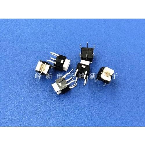 Original new 100% import DIP 6pin 6*6*7 with orange light touch switch with lamp electronic switch button orange lamp