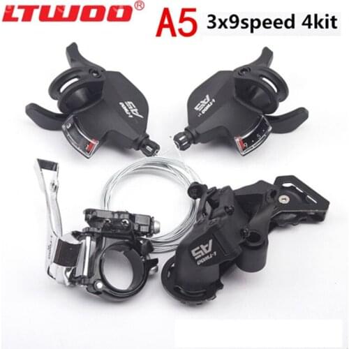 LTWOO A5 3X9 27 Speed Derailleurs Groupset 9s Shifter Lever Front Derailleur 9 Speed Rear switches suit alivio m4000 DEORE m590