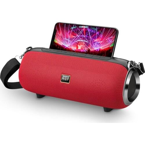 CYBORIS BT FM/AM Radio Portable Bluetooth Speaker Support Hidden Mobile Phone Holder 8 Hours Long Play Outdoor Home Speaker