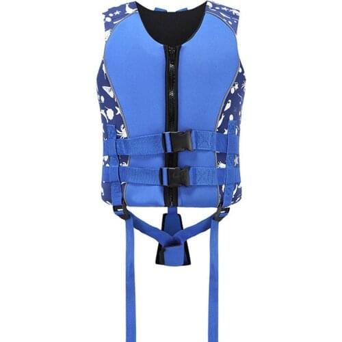 Kid Swimming Life Jacket Buoyancy Vest With Adjustable Seat Belt Universal Snorkeling Boating Drifting Life Jacket