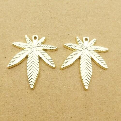 10pcs 21x24mm leaf charm for jewelry making cute earring pendant bracelet necklace charms