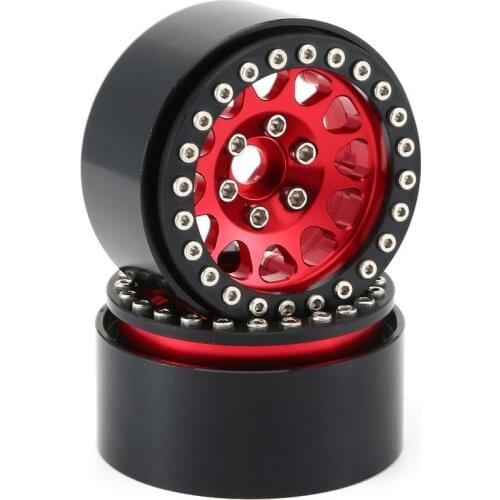 4PCS 1.9 Metal Beadlock Wheel Rim for 1:10 RC Crawler Traxxas Hsp Redcat Rc4wd Tamiya Axial Scx10 D90 Hpi Tire Accessories