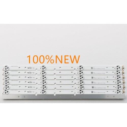 7 pcs/Lot 100% new LCD TV backlight strip for hisense LED43EC500U/43N2000 JL.D42641330-003CS-M 1 pcs= 40.2cm 4 LEDs (1led=3v)
