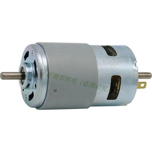 795 double output shaft motor, high power, DC12-24V, high torque, double ball bearing, 5000-10000RPM