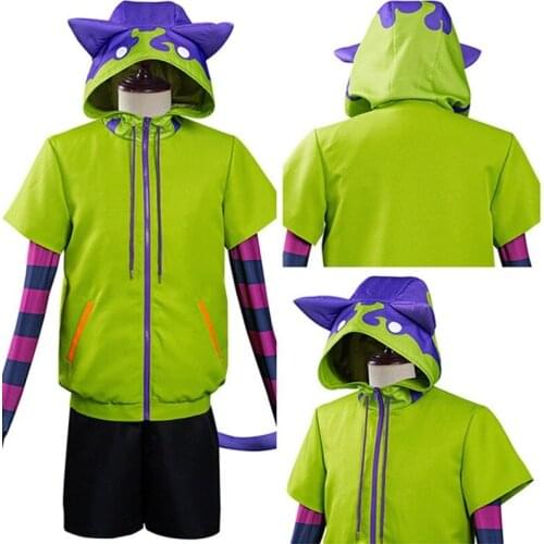 Anime SK8 The Infinity Cosplay Costumes Cat Ear Hoodie Jacket Custom Made Men Women Role Play Halloween Party Hooded Hoodies